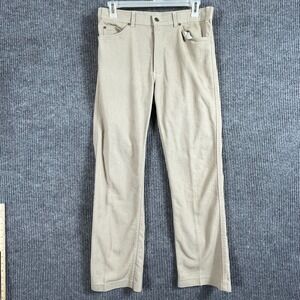 VTG Levis Jeans Mens 36 Beige Skosh More Room‎ Straight Stretch Cotton Blend USA